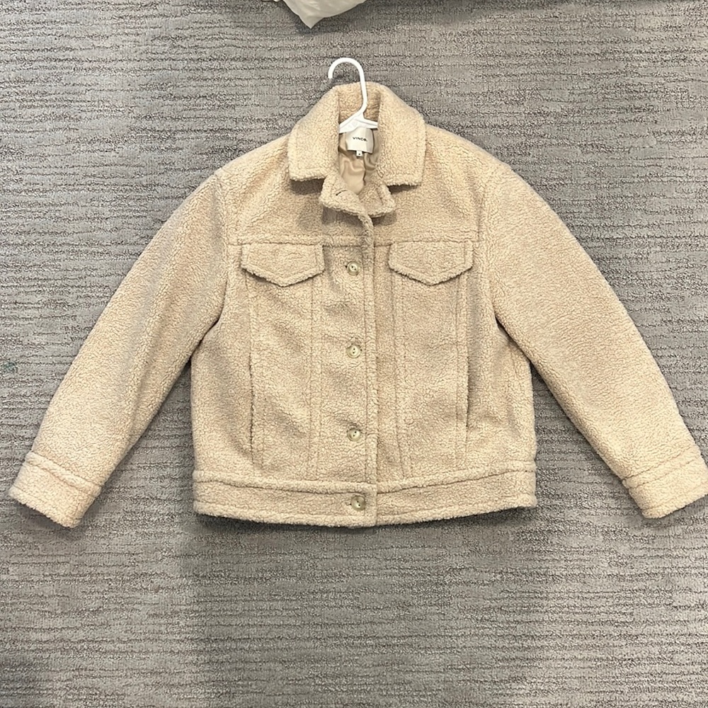 Women’s Vince Sherpa jacket size M